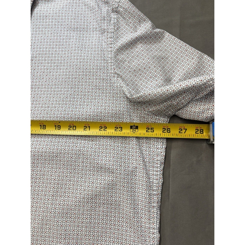 Jos. A. Bank Comfort Stretch Tailored Fit Short Sleeve Shirt - XL - Picture 5 of 10